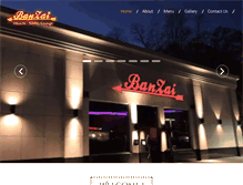 Tablet Screenshot of banzaihibachi.com